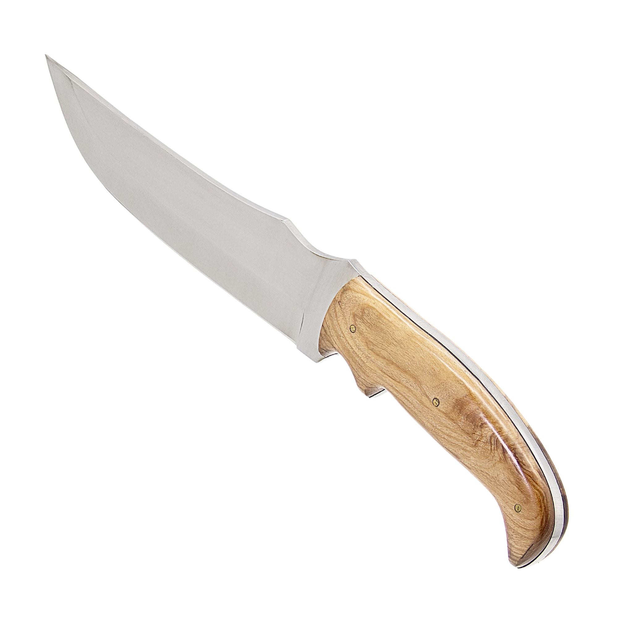 Rapid Action I, Stainless Steel, Olive Wood, Handmade Hunting Butcher Knife