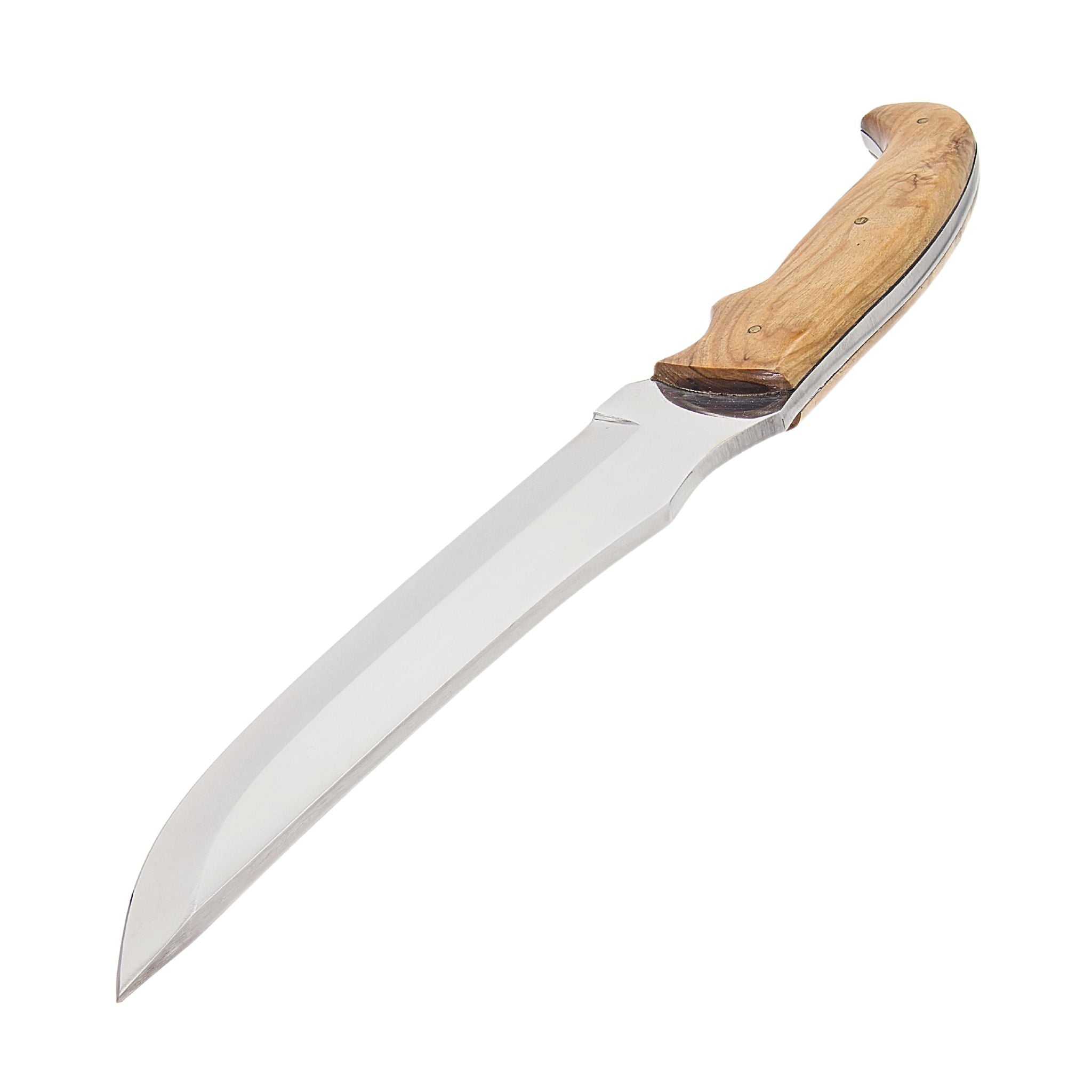 Rapid Action I, Stainless Steel, Olive Wood, Handmade Hunting Butcher Knife