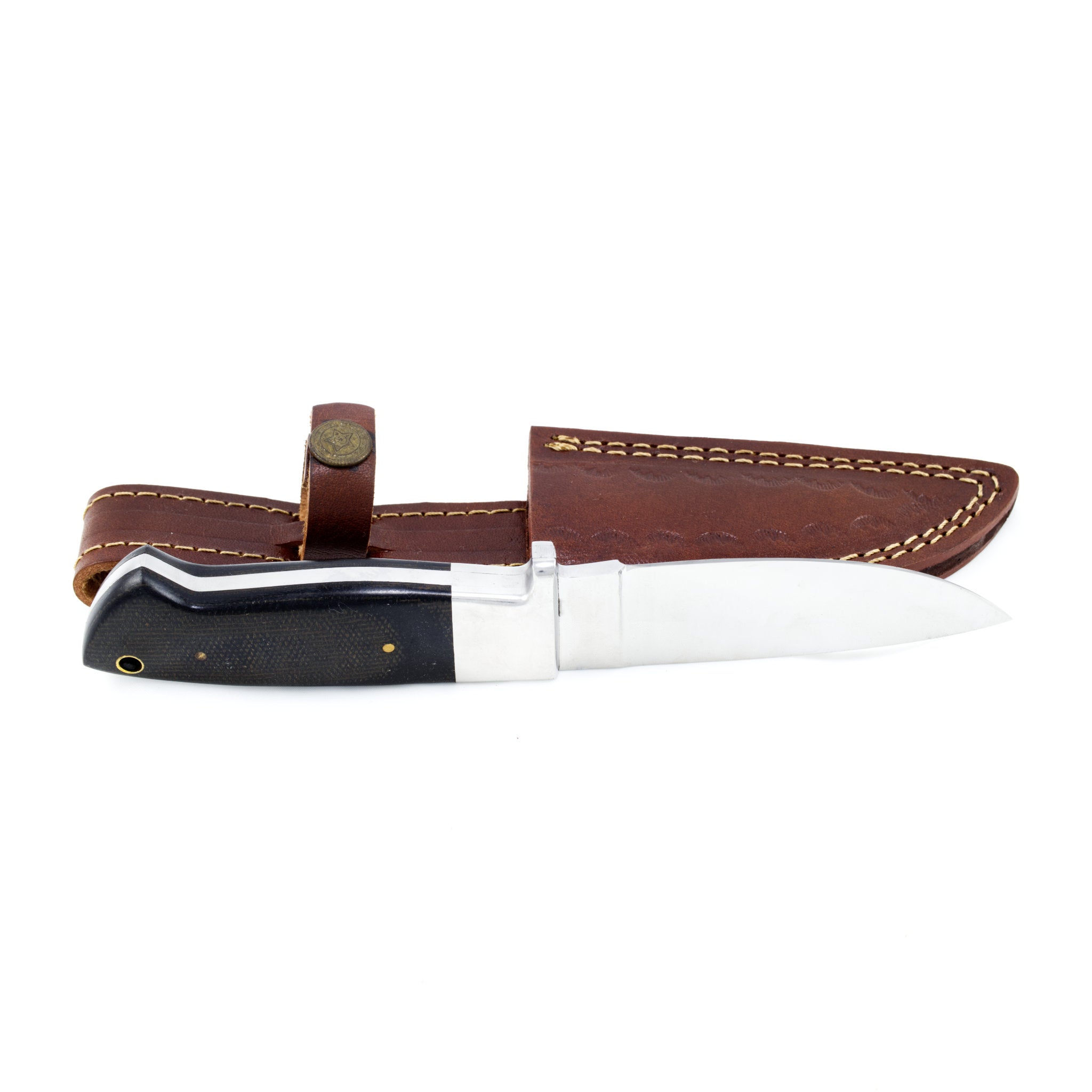 Camp Crony I, Stainless Steel, Micarta Handle, Handmade Bushcraft Survival Knife